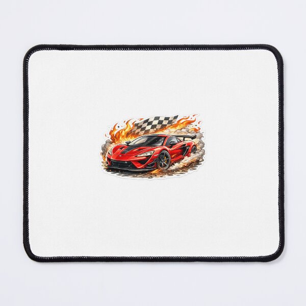 Item preview, Blazing Speed – Red Sports Car Racing Sticker designed and sold by Ishratparween11.