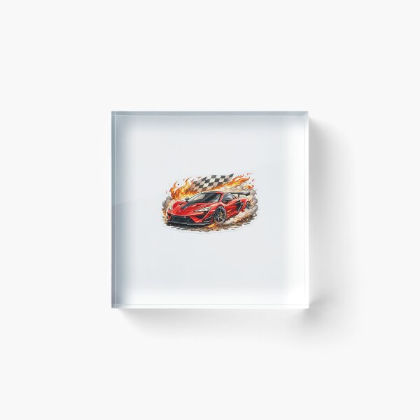 Item preview, Blazing Speed – Red Sports Car Racing Sticker designed and sold by Ishratparween11.