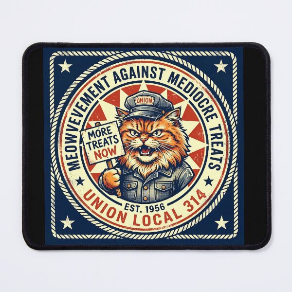 Item preview, I Will Not Purr Under Pressure Vintage Cat designed and sold by Oommen Studio .
