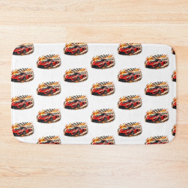 Item preview, Blazing Speed – Red Sports Car Racing Sticker designed and sold by Ishratparween11.