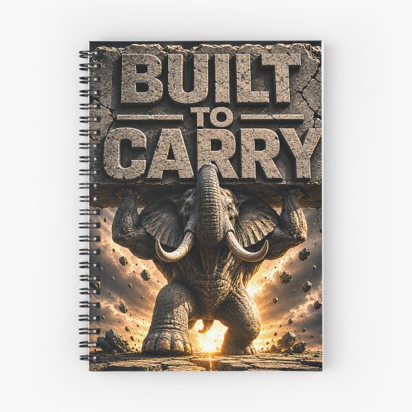 Item preview, Solo Founder Built To Carry Elephant Brutalist Art Print designed and sold by SavannaStrikes.