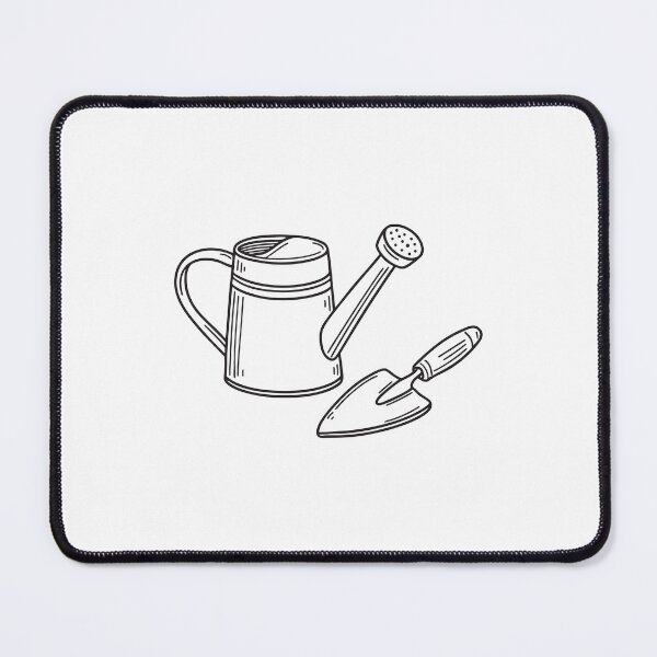 Item preview, Watering Can Next to Garden Trowel designed and sold by rasagamastore.