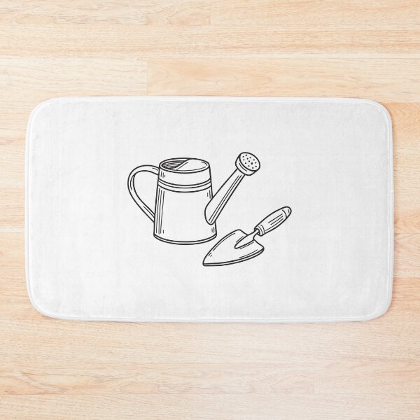 Item preview, Watering Can Next to Garden Trowel designed and sold by rasagamastore.