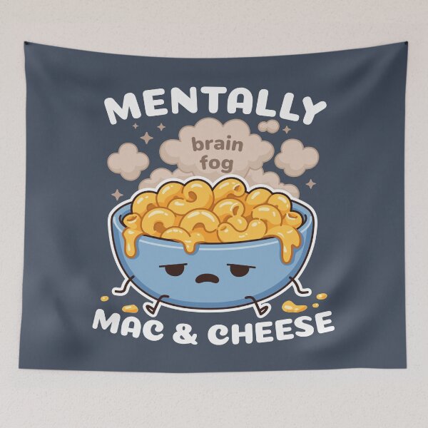 Item preview, Mac & Cheese Cute Kawaii Pasta Bowl Funny Comfort Food designed and sold by Skryp-art.