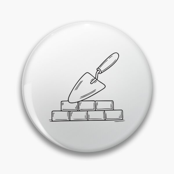 Item preview, Trowel Leaning Against Brick Step designed and sold by rasagamastore.