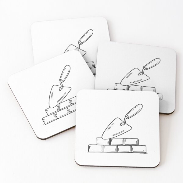 Item preview, Trowel Leaning Against Brick Step designed and sold by rasagamastore.