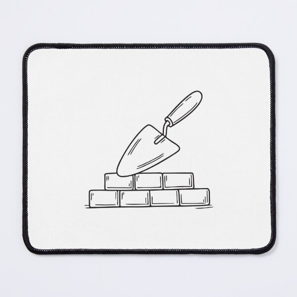 Item preview, Trowel Leaning Against Brick Step designed and sold by rasagamastore.