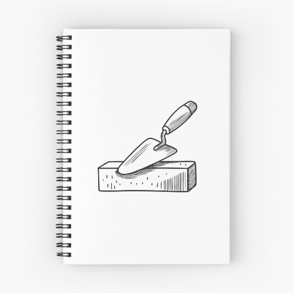 Item preview, Hand Trowel Propped on Brick Step designed and sold by rasagamastore.