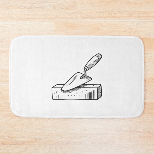 Item preview, Hand Trowel Propped on Brick Step designed and sold by rasagamastore.