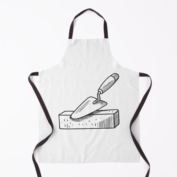 Item preview, Hand Trowel Propped on Brick Step designed and sold by rasagamastore.