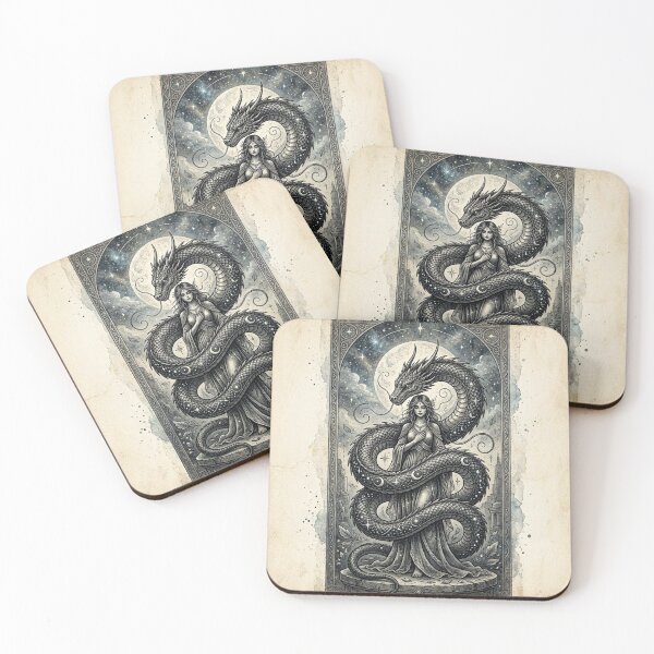Item preview, Moon Dragon's Embrace designed and sold by Roberta Calabrese.