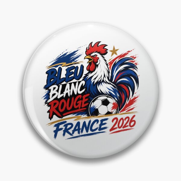 Item preview, France 2026 Rooster Football Design designed and sold by RedCircleArt.