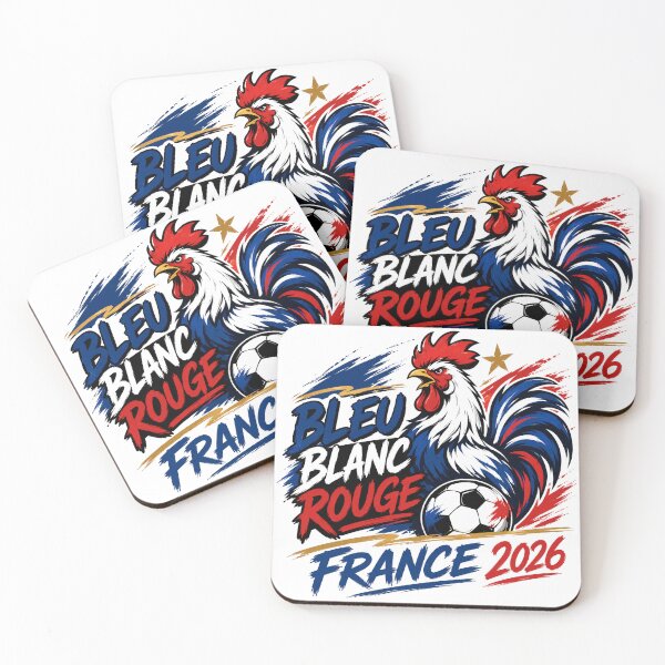 Item preview, France 2026 Rooster Football Design designed and sold by RedCircleArt.