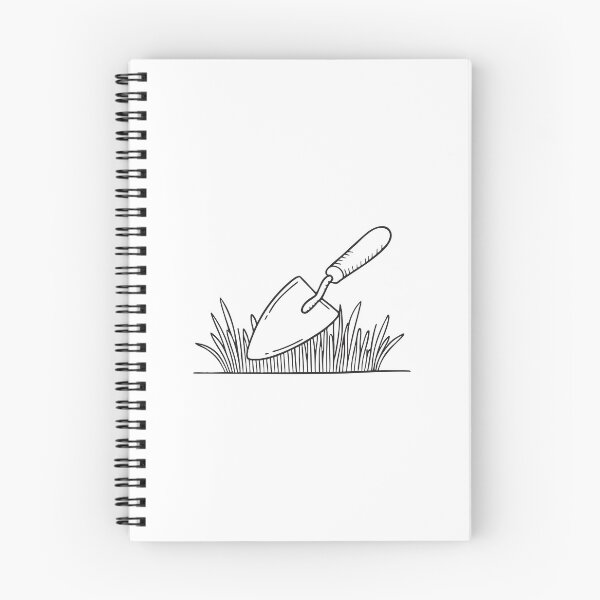 Item preview, Trimmed Grass Beside Garden Trowel designed and sold by rasagamastore.