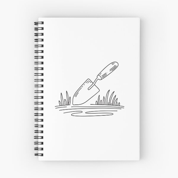 Item preview, Trimmed Grass Beside Garden Trowel designed and sold by rasagamastore.