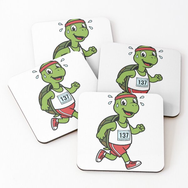 Item preview, Turtle running a Marathon designed and sold by monkeytee.