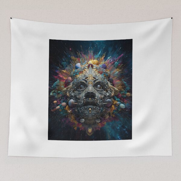 Item preview,  Rock Music Multiverse Ultimate final form— Insane Cosmic Art Print designed and sold by CosmicRockArt.