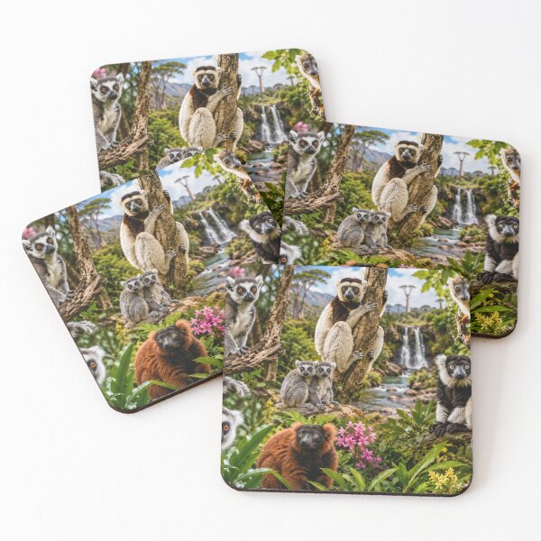 Item preview, IT'S A CONSPIRACY OF LEMURS designed and sold by NomadicNatureCo.