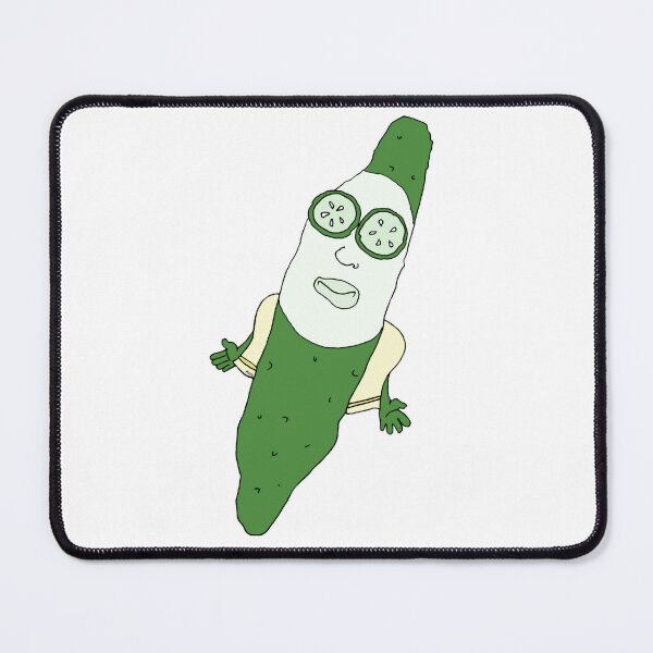 Item preview, Funny Cucumber Spa Self Care Absurd Food Pun designed and sold by MyxaART.