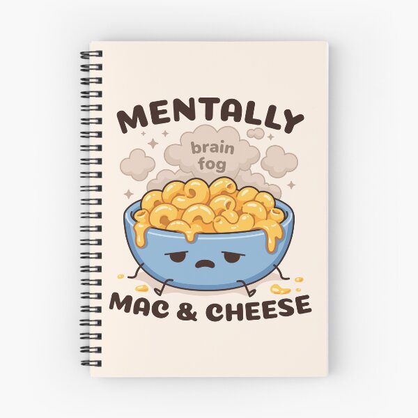 Item preview, Mentally Mac & Cheese Cute Kawaii Pasta Bowl Funny Comfort Food Meme designed and sold by Skryp-art.