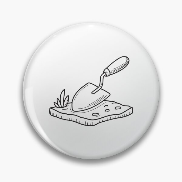 Item preview, Garden Trowel Lying on Dry Soil designed and sold by rasagamastore.