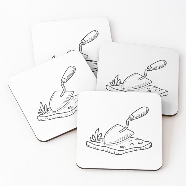 Item preview, Garden Trowel Lying on Dry Soil designed and sold by rasagamastore.