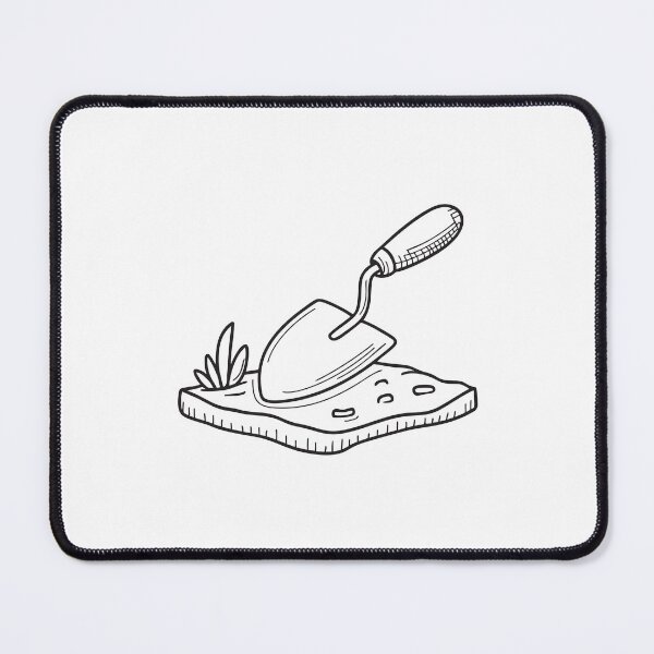 Item preview, Garden Trowel Lying on Dry Soil designed and sold by rasagamastore.