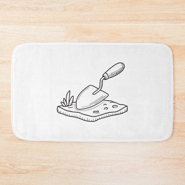 Item preview, Garden Trowel Lying on Dry Soil designed and sold by rasagamastore.