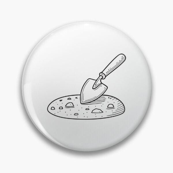 Item preview, Trowel Resting Over Dry Ground designed and sold by rasagamastore.