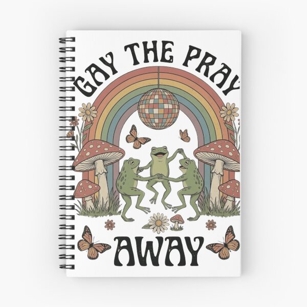 Item preview, Gay The Pray Away Retro Dancing Frogs LGBTQ Pride Vintage designed and sold by haitrieuic96.