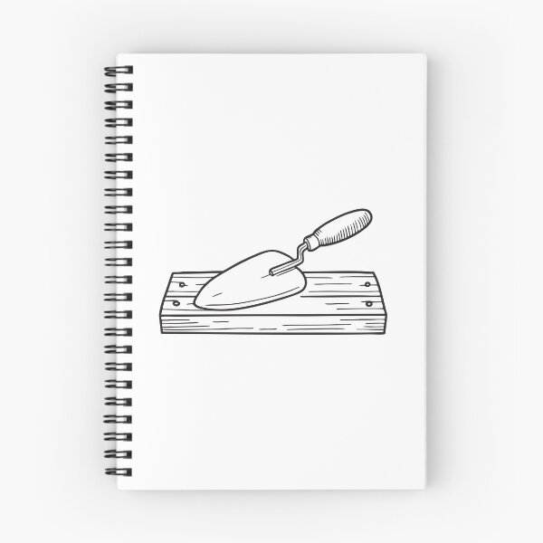 Item preview, Trowel Resting on Wooden Plank designed and sold by rasagamastore.