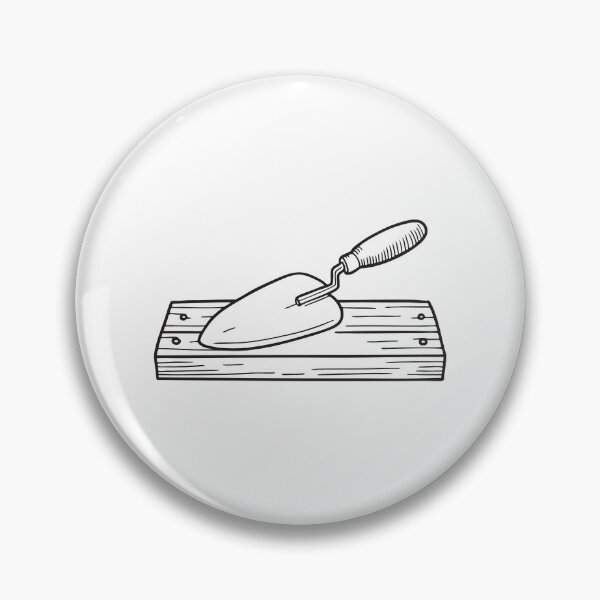 Item preview, Trowel Resting on Wooden Plank designed and sold by rasagamastore.