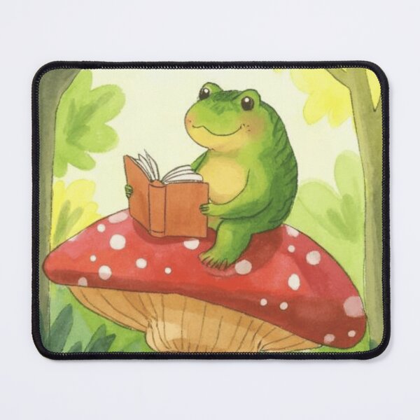 Item preview, Frog Reading a Tiny Book designed and sold by pompom123.