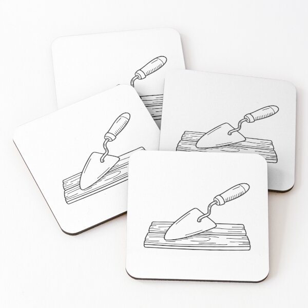 Item preview, Wooden Plank with Garden Trowel designed and sold by rasagamastore.