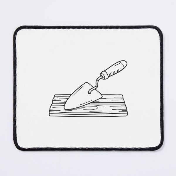 Item preview, Wooden Plank with Garden Trowel designed and sold by rasagamastore.