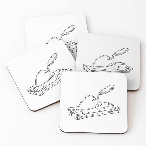Item preview, Garden Trowel on Wooden Board designed and sold by rasagamastore.