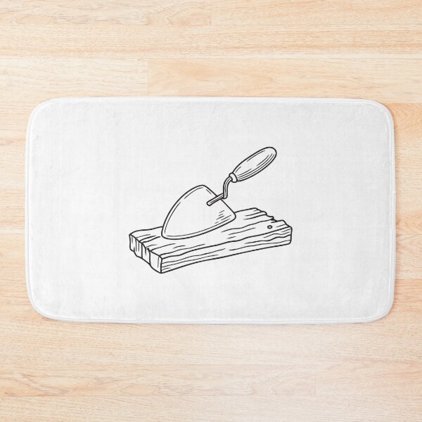 Item preview, Garden Trowel on Wooden Board designed and sold by rasagamastore.