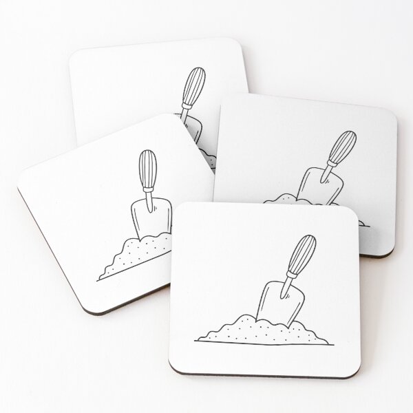 Item preview, Trowel Embedded in Garden Soil designed and sold by rasagamastore.