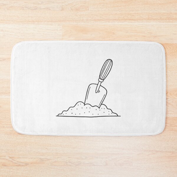 Item preview, Trowel Embedded in Garden Soil designed and sold by rasagamastore.