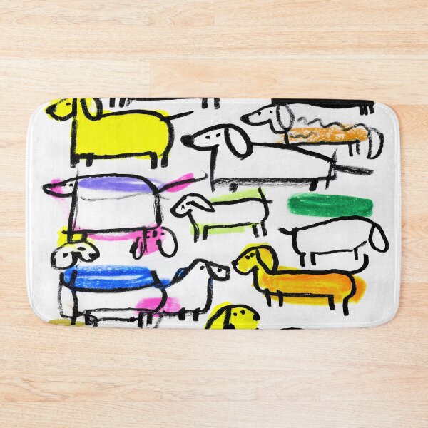 Item preview, Cartoon dachshund dogs designed and sold by lautir.