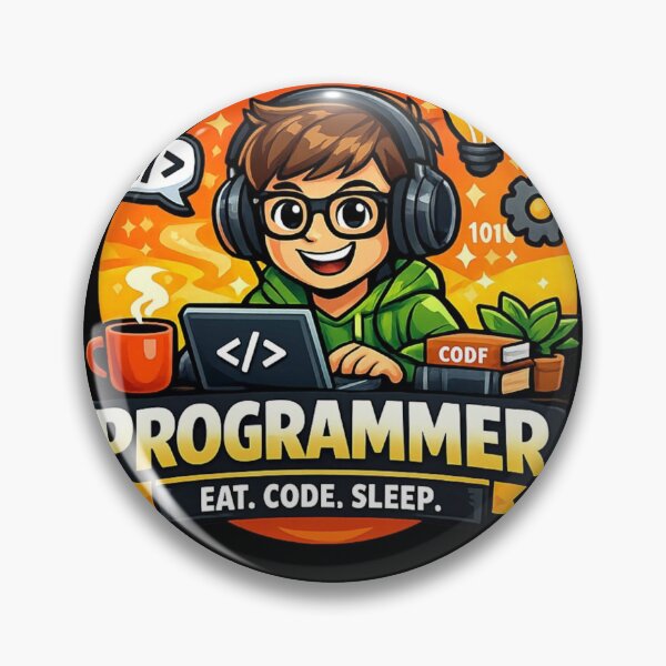 Item preview, PROGRAMMER — EAT. CODE. SLEEP. designed and sold by Petringo.