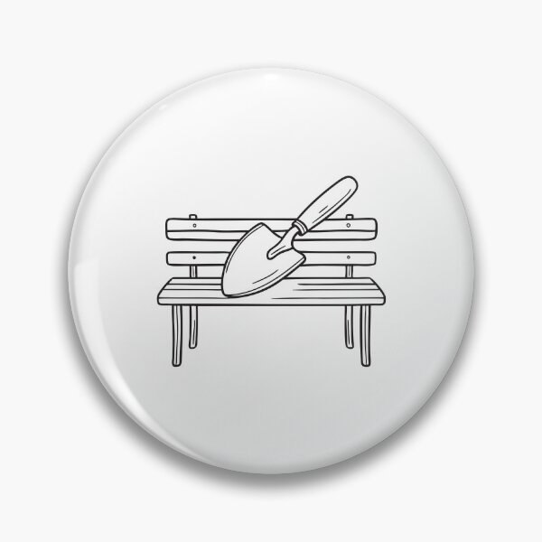 Item preview, Trowel Stored Beneath Garden Bench designed and sold by rasagamastore.