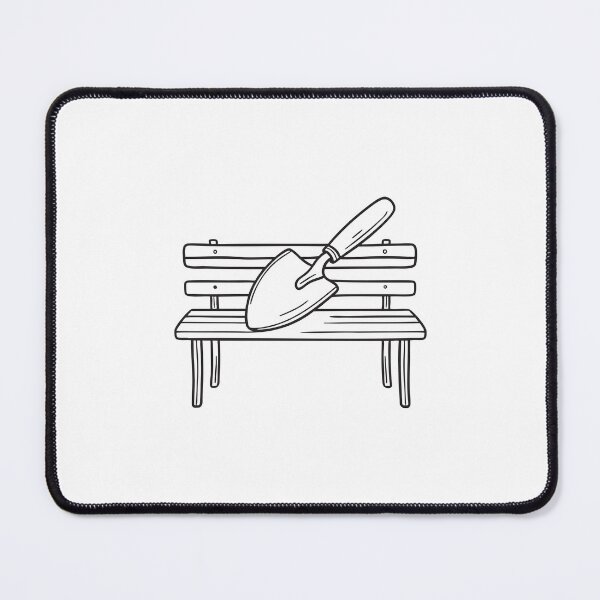Item preview, Trowel Stored Beneath Garden Bench designed and sold by rasagamastore.