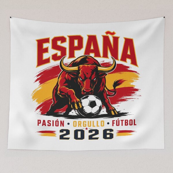 Item preview, Spain 2026 Bull Football Pride designed and sold by RedCircleArt.