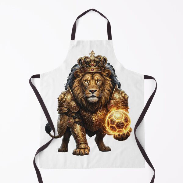 Item preview, King of the Pitch – Royal Lion Football Art designed and sold by Melia-Store.
