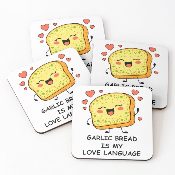 Item preview, Garlic Bread Is My Love Language Cute Kawaii Food designed and sold by Skryp-art.