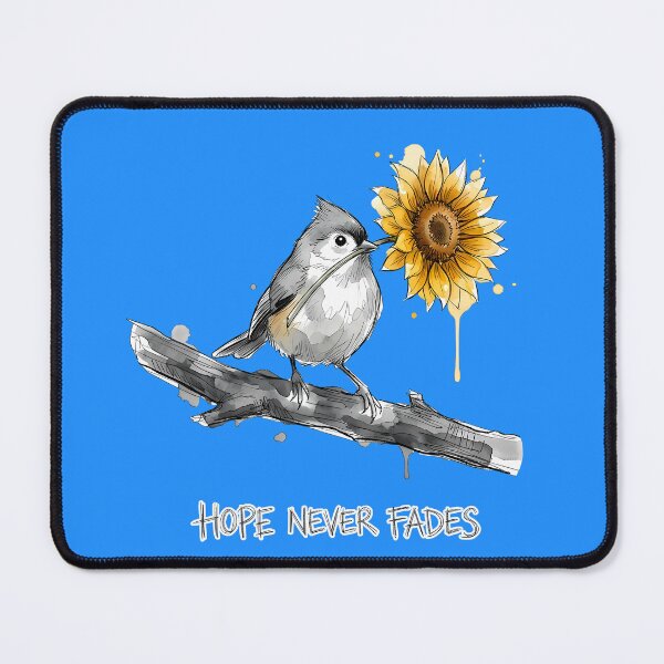 Item preview, Hope Never Fades - Ukrainian Sunflower Bird Illustration designed and sold by SoulPT.