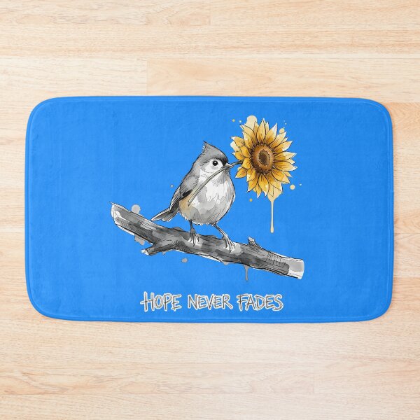 Item preview, Hope Never Fades - Ukrainian Sunflower Bird Illustration designed and sold by SoulPT.