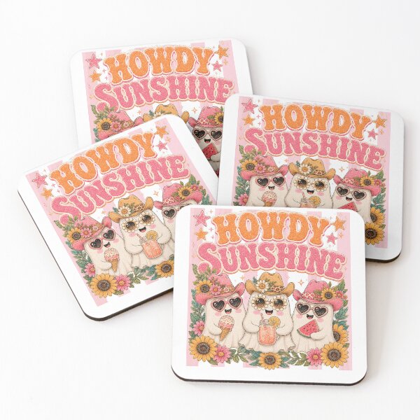 Item preview, Summerween Howdy Sunshine Cute Ghost , Girly Vibes, Cowgirl Western designed and sold by BeaverFriends.