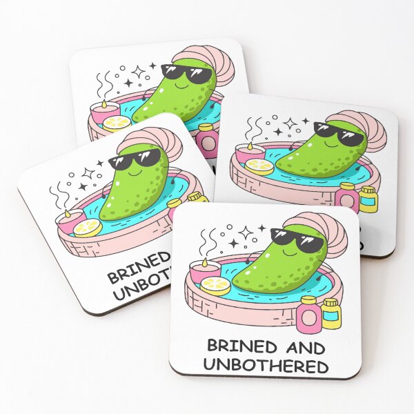 Item preview, Brined and Unbothered Funny Pickle Spa designed and sold by Skryp-art.